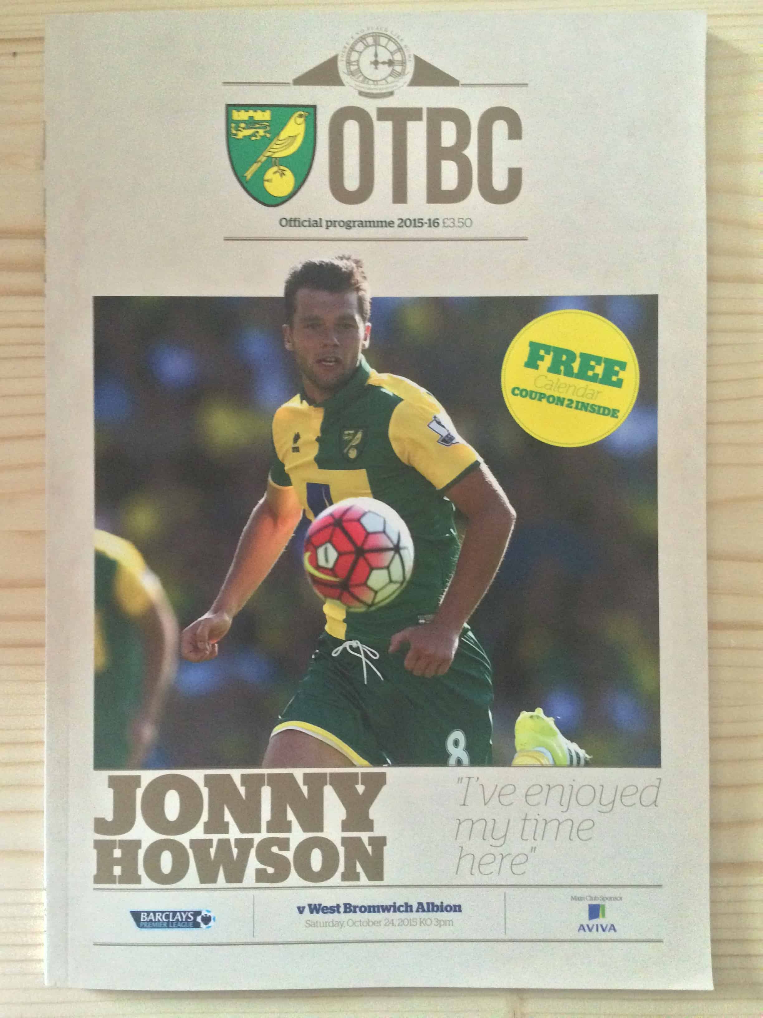 Norwich City FC v West Bromwich Albion FC 